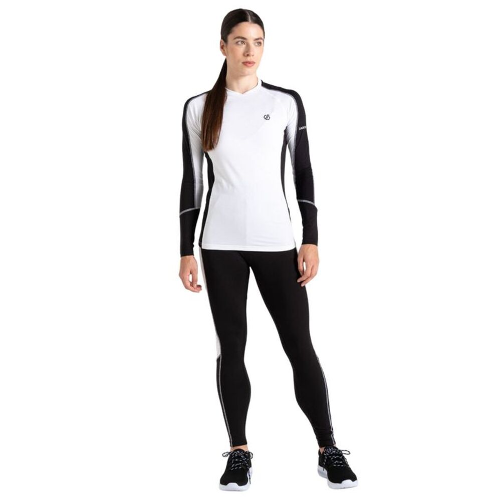 Dare 2B Womens/Ladies Exchange III Base Layer Set / Black/White